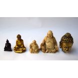 A selection of five Buddhas