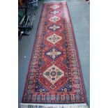 A west Persian runner rug 85 x 335cm