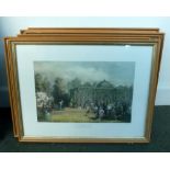 Six framed prints of the 'Zoological Gardens - Regents Park' framed and glazed all measuring 20 x