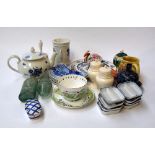 Mixed lot of china including Royal Worcester 'VIP' cricketing cup and saucer,