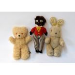 A vintage teddy bear made by Dean's Childsplay toys,