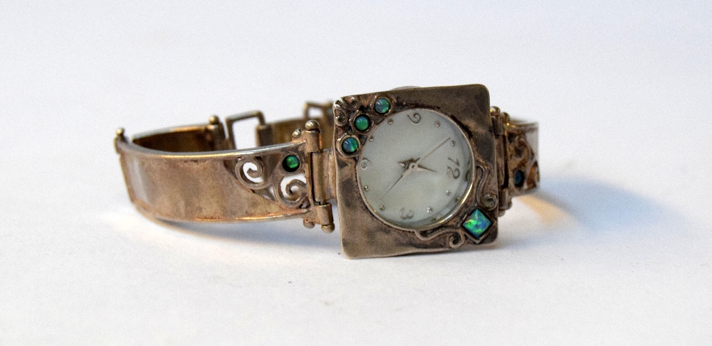 A ladies silver cocktail watch - Image 2 of 3