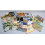 A large selection of picture card and cigarette card albums complete with cards