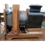 'The Abbeydale' magic lantern/ horizontal enlarger dating from 1913 complete with lens