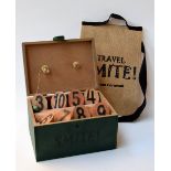 'Travel Smite!' game in wooden box