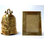 A brass Chinese bell,