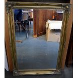 A large framed gilt mirror 110 x 75cm
