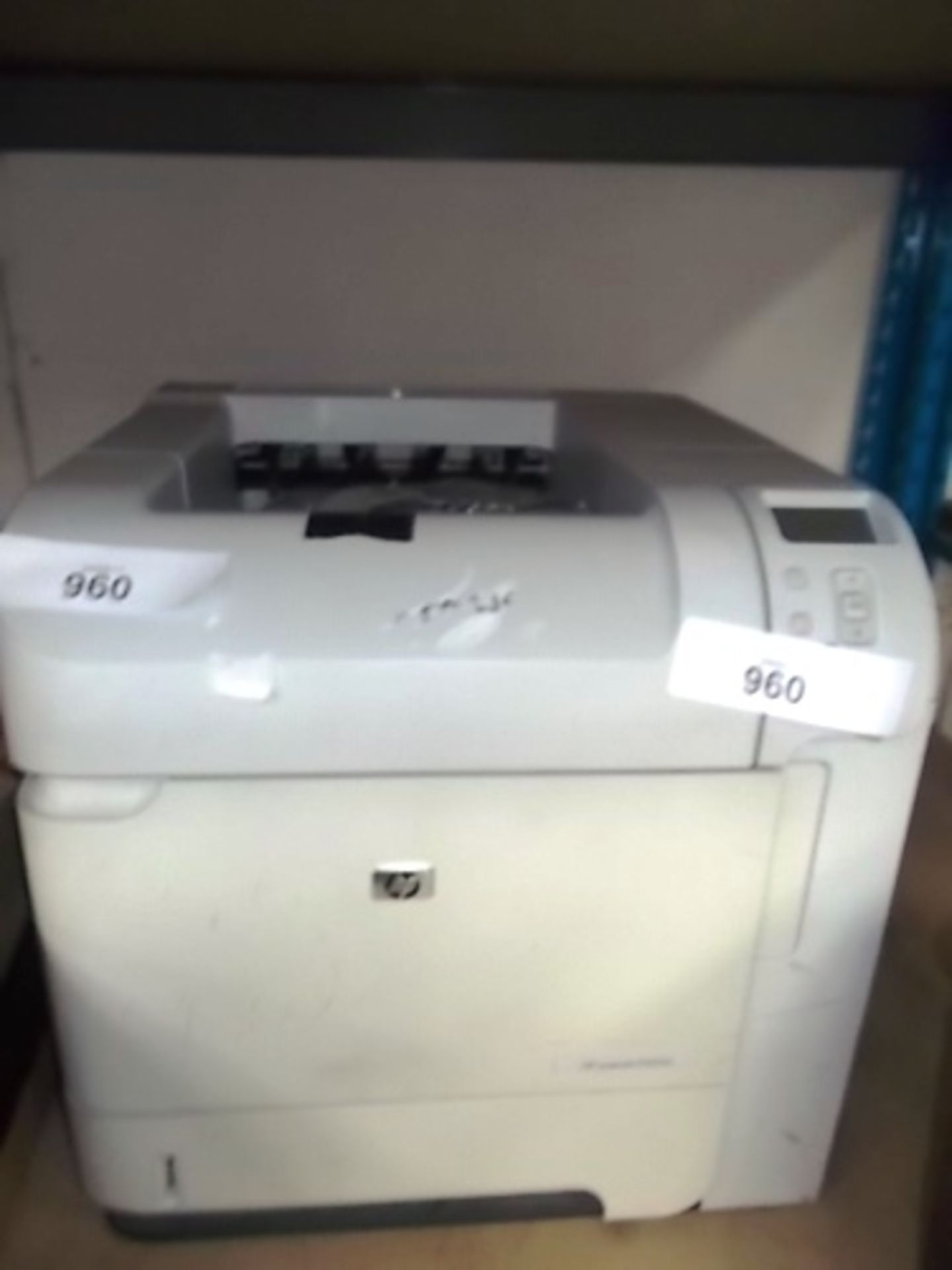1 x HP Laser-jet P4014n printer with full ink cartridge installed - Second hand, working (GS29)