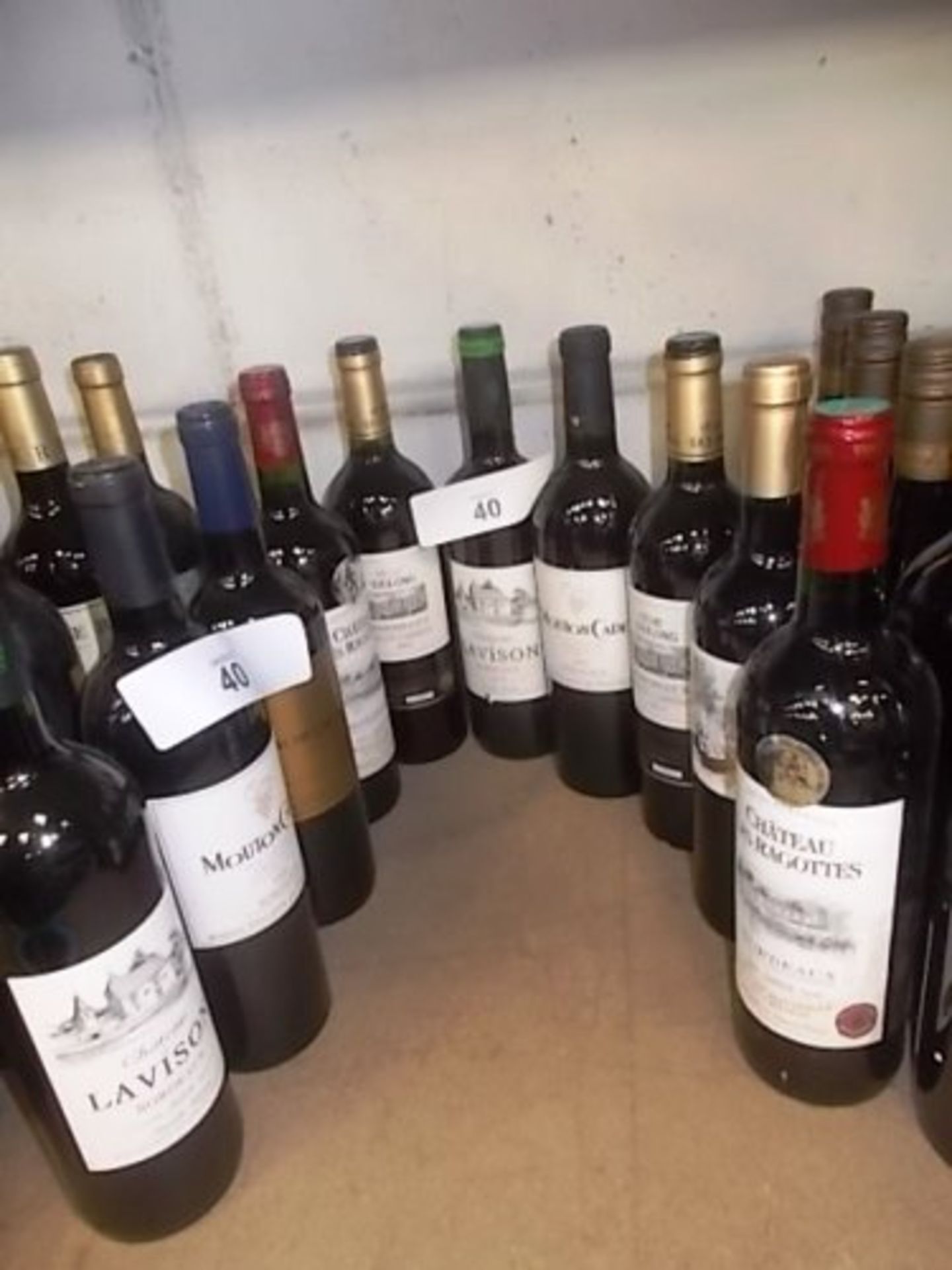 10 x assorted bottles of French Bordeaux including 2 x 75cl bottles of Chateau Les Ragottes 2009 and
