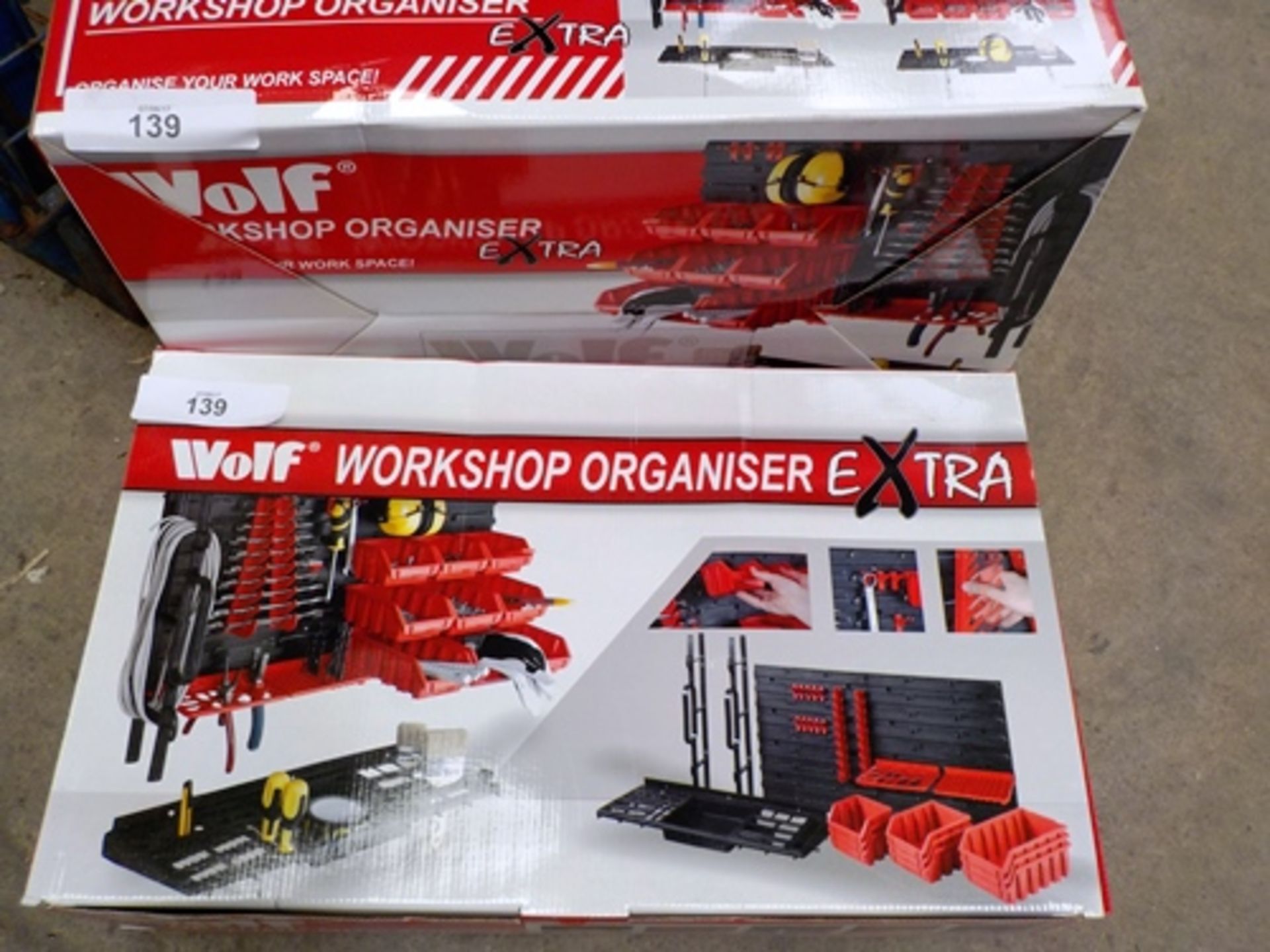 2 x Wolf workshop organiser extra - New in box (TC5)