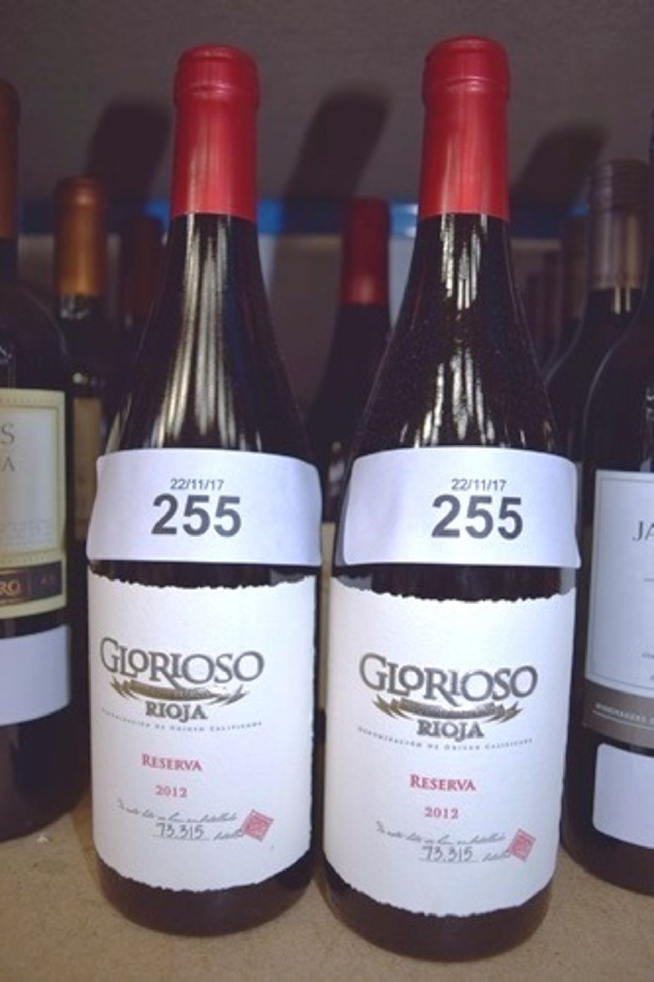 6 x 750ml bottles of Spanish Glorioso Rioja Reserva 2012 (6) (CB2)