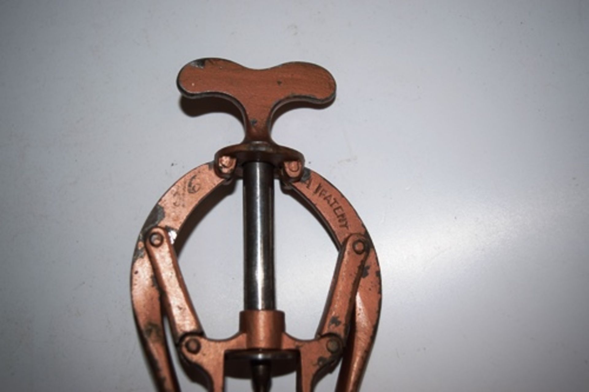James Healey & Sons 6006 patent double lever corkscrew, standard wire helix,stamped A1 Patent, also - Image 4 of 6
