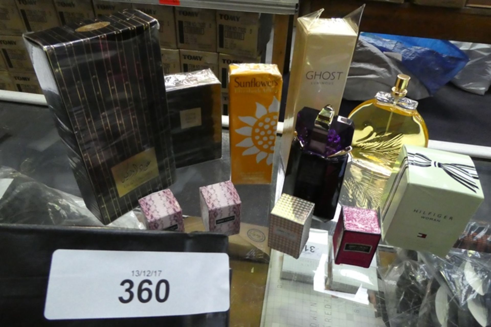 A small lot of ladies EDT's including Jimmy Choo, Illicit, Blossom, Hilfiger Woman, Liz Arden