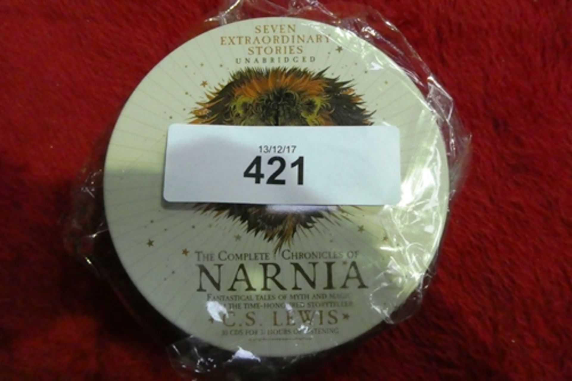 The Complete Chronicals of Narnia 30 CD audio book set, RRP £80.00 - Sealed new (FC5)