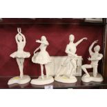 Four Boehm 'Classic Moments' ballet figures