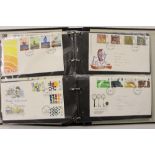 Two albums of first day covers