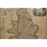 Robert Morden, coloured map of England