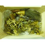 A box of brass fittings