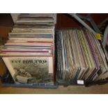 Two boxes of LPs