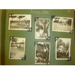 A German 1930's black and white photograph album