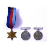 A WW2 group of medals and documents to Private A J