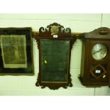 An 18th Century style mahogany framed wall mirror