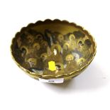 A Japanese satsuma figural decorated bowl