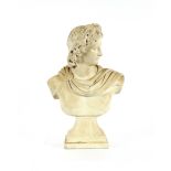 A bust in the form of a classical figure