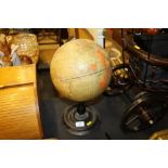 A Phillips 9" terrestrial globe