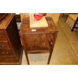 A Victorian mahogany pot cupboard