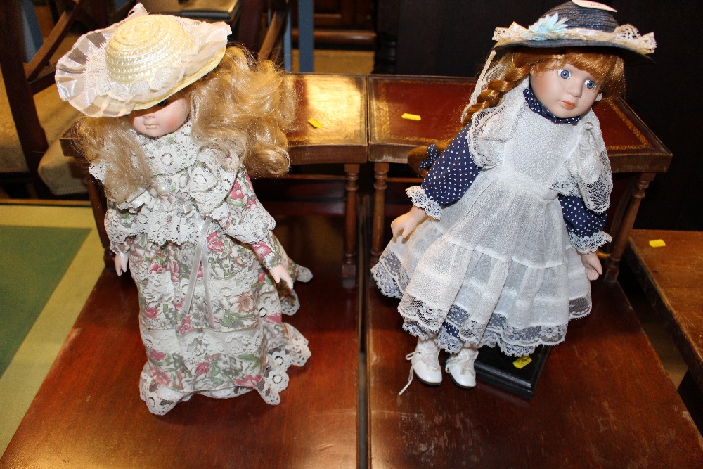 Two dress dolls