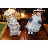 Two dress dolls