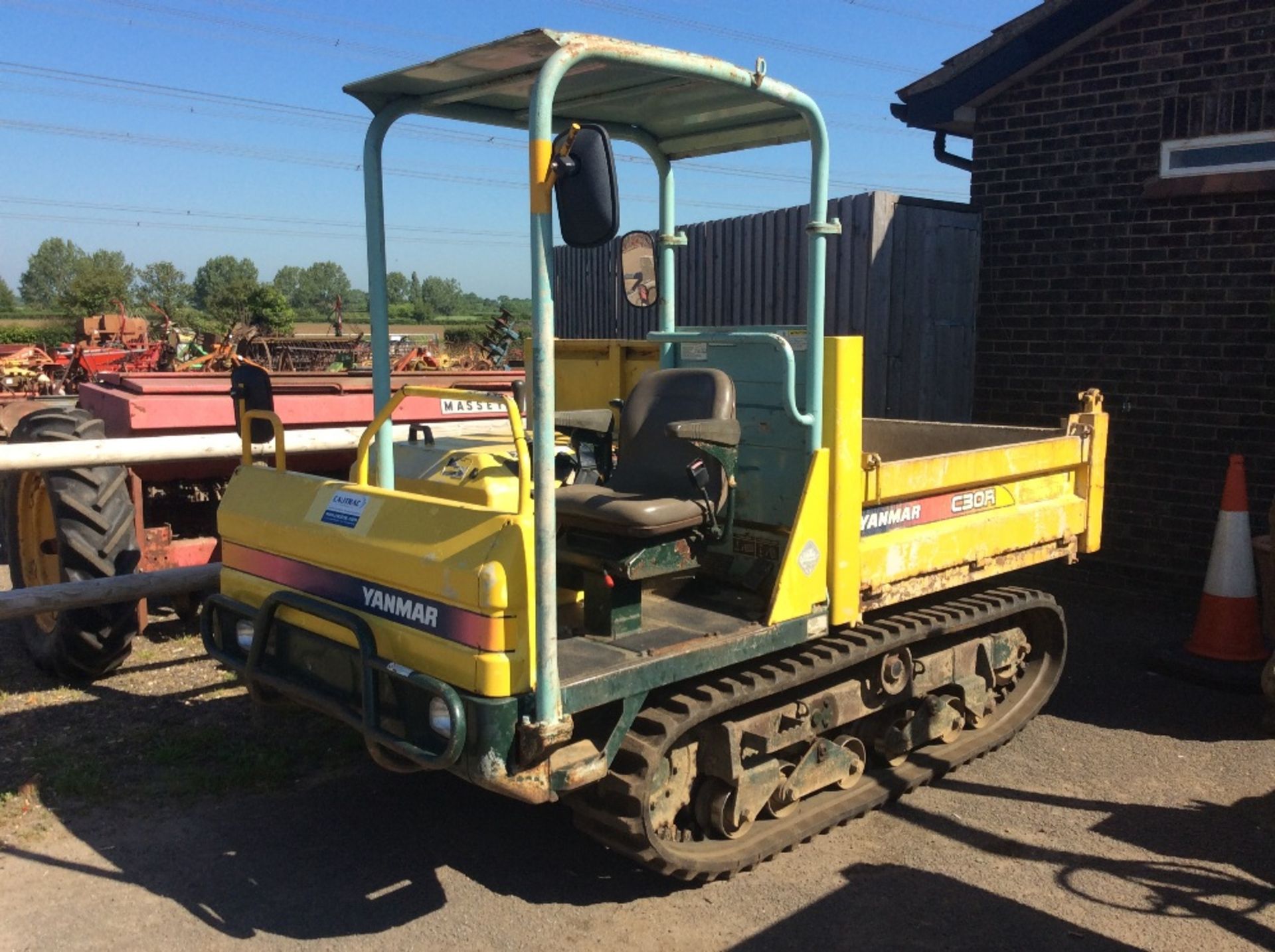 Yanmar C30R 3T tracked dumper. 2006. New tracks fitted February 2017.