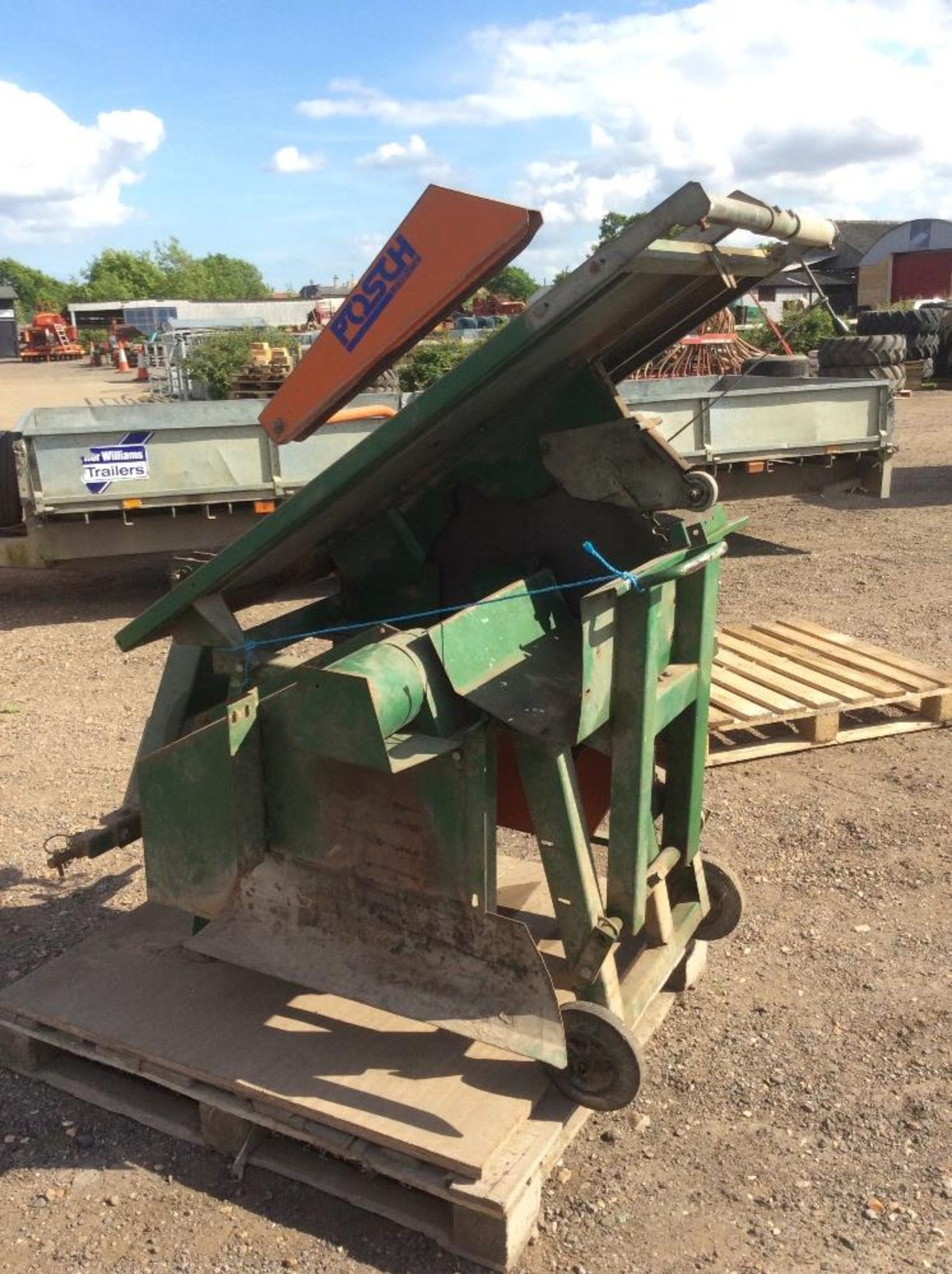 Posch Leibnitz TW2 PTO driven tilting table saw - combination table and rocking cradle saw bench. - Image 2 of 3