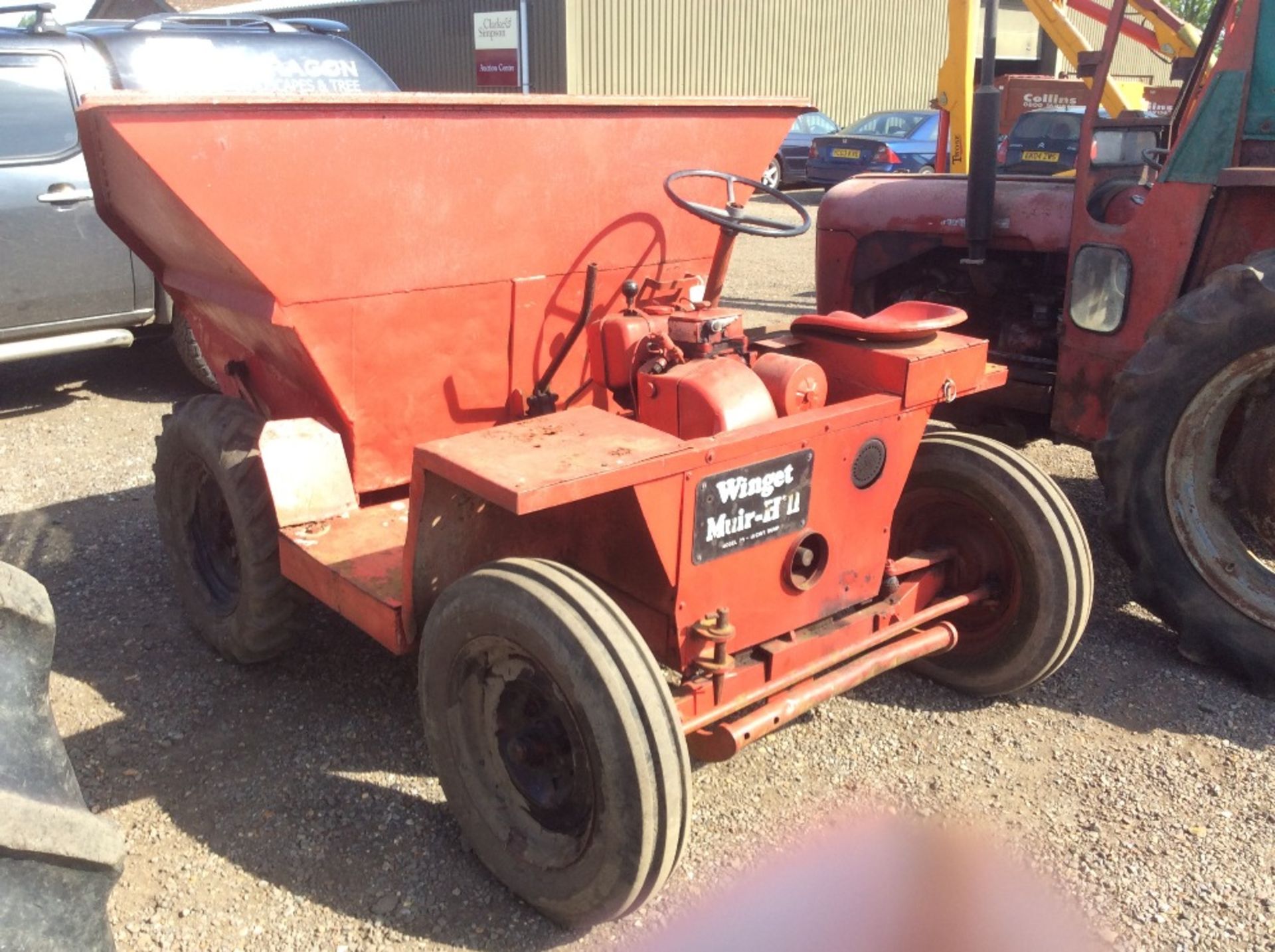 Winget Muir Hill 15cwt 2WD dumper. With single cylinder Petter AVA1 diesel engine.