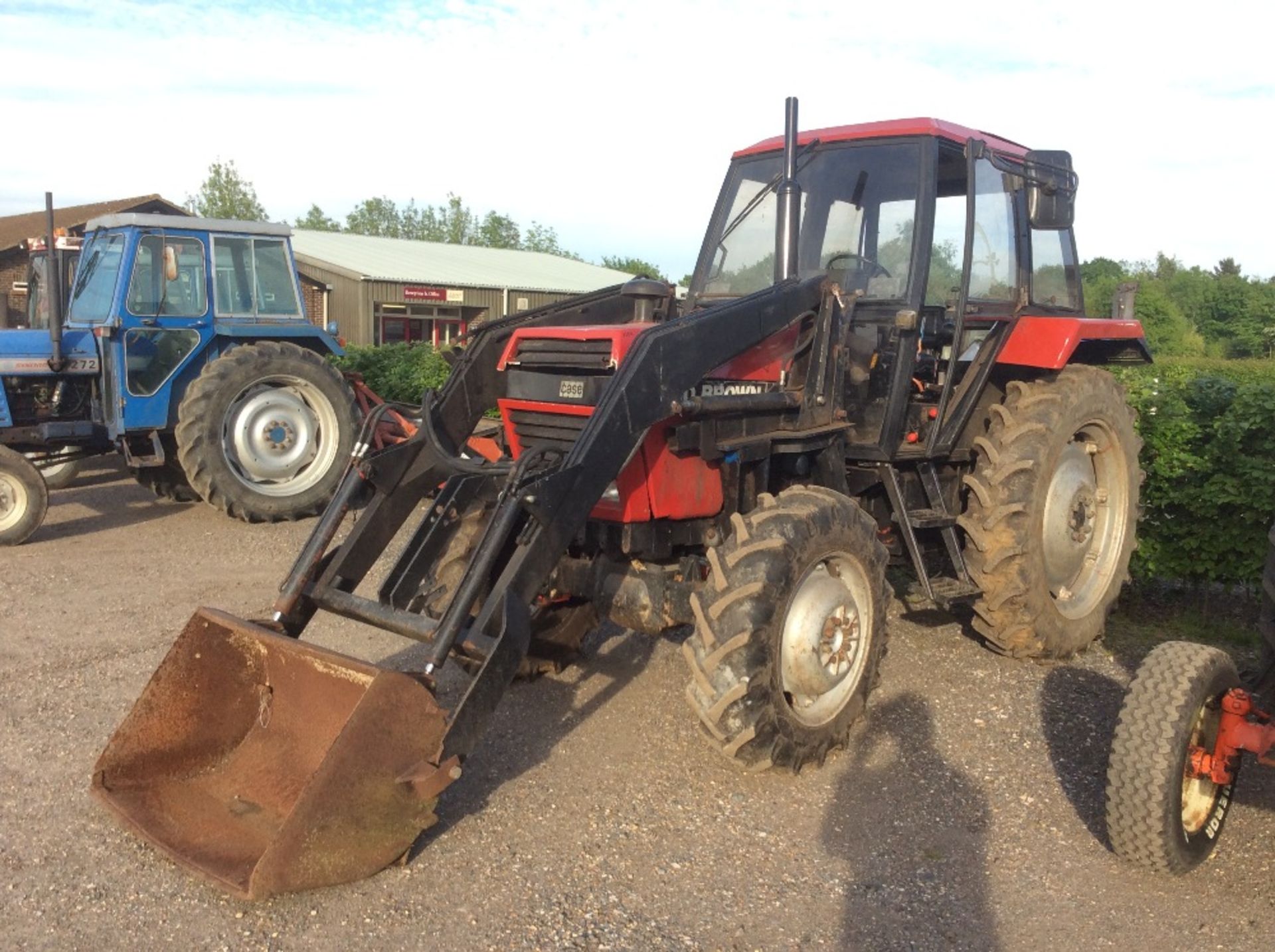 David Brown 1394 4WD tractor. Registration BTJ 434X (no paperwork). S/N 149033 11185188. 13.6 R38