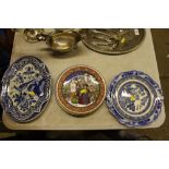 Three Royal Worcester Christmas plates; together w