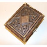 A Victorian leather bound Carte de Visite album