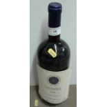 A magnum of 2000 Sassicaia