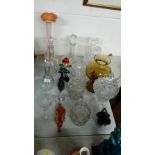 A Murano style glass clown and a quantity of vario