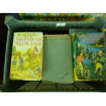 A box of Enid Blyton books