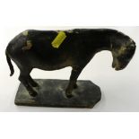 A 19th Century painted wooden toy horse