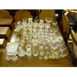 A quantity of various glassware