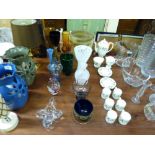 Fourteen items of various Art glassware