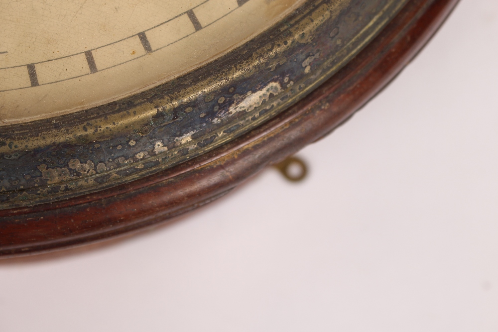 A 19th Century mahogany drop dial wall clock, by James McCabe, London, convex dial and single - Image 13 of 20