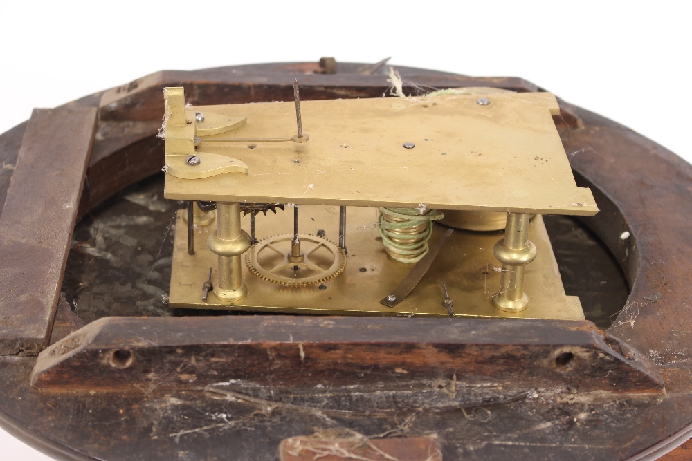 A 19th Century mahogany drop dial wall clock, by James McCabe, London, convex dial and single - Image 17 of 20