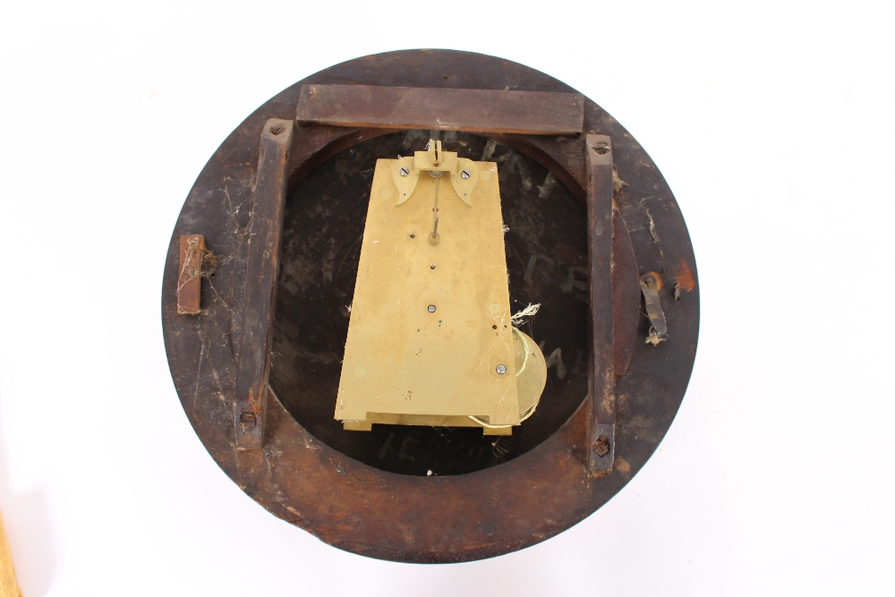 A 19th Century mahogany drop dial wall clock, by James McCabe, London, convex dial and single - Image 15 of 20