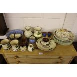 A quantity of Masons Ironstone plates and Torquay