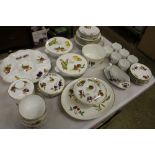 A quantity of Royal Worcester "Evesham" oven to ta