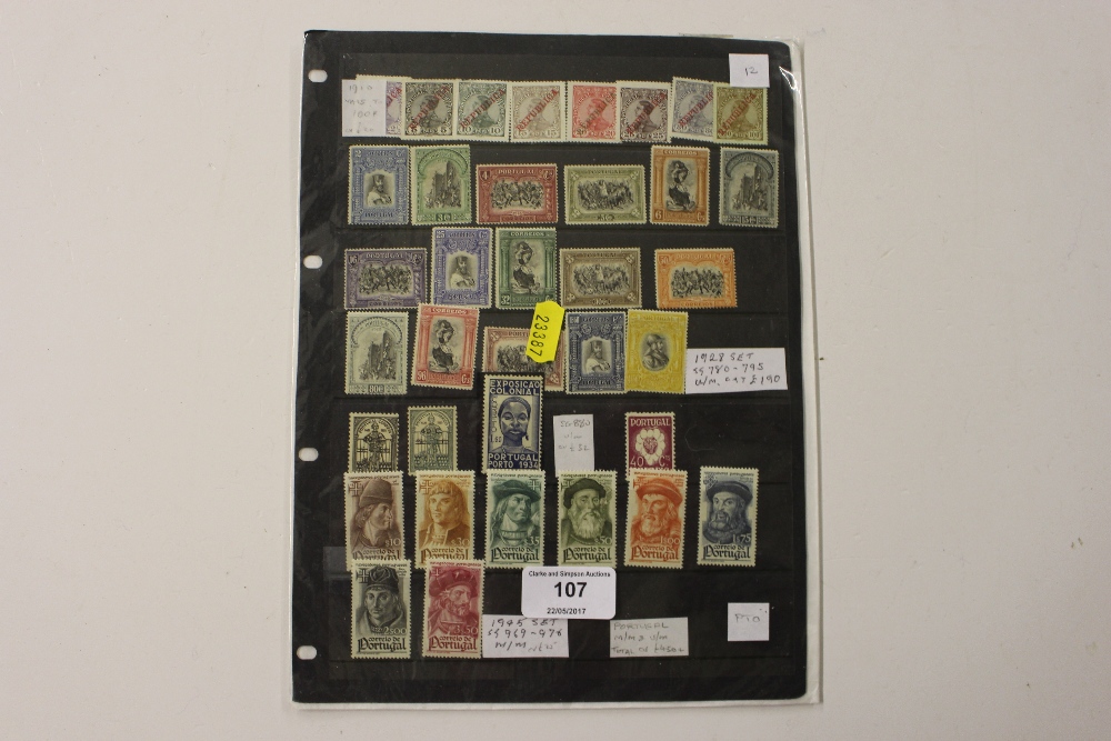 A Portuguese mint stamp collection to include 1928